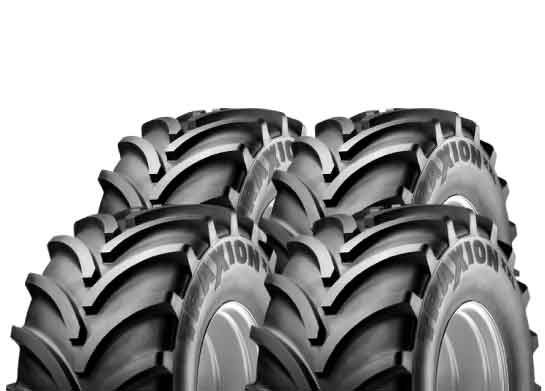 Traktorin rengaspaketti 2kpl 650/65R38 & 2 kpl 540/65R28 Vredestein Traxion+ 65